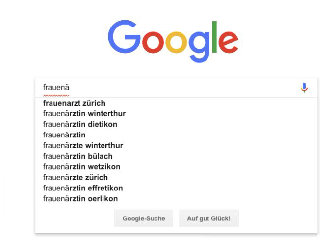 Frauenärzte Google Suche