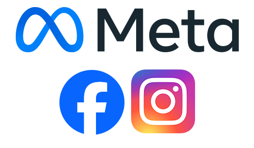 Logos Meta Instagram Facebook